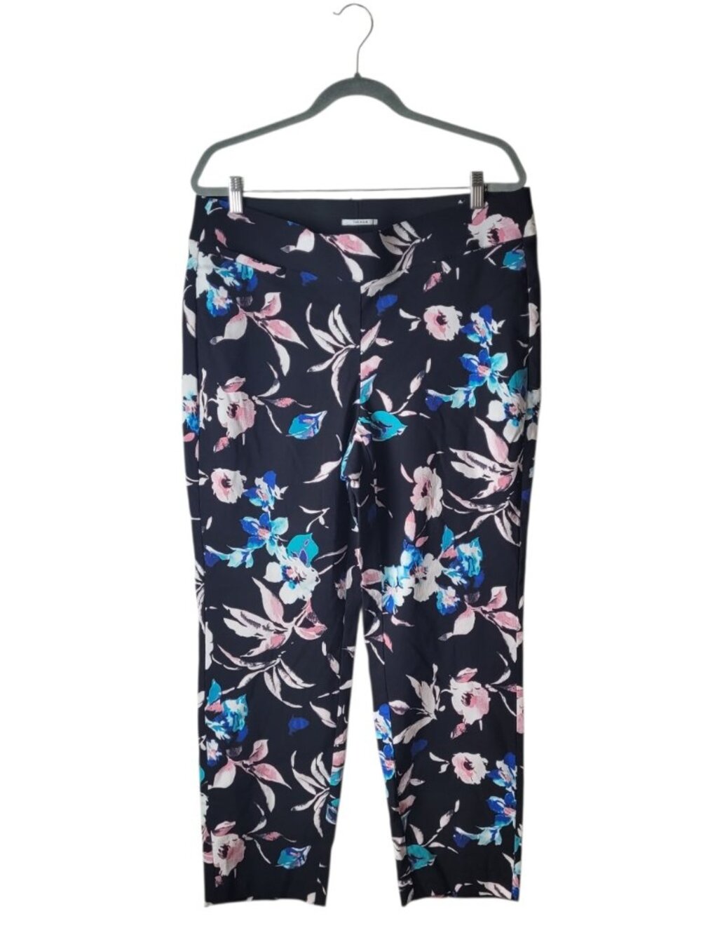 Lane Bryant The Allie Colorful Floral Pull on Pants